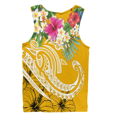 Polynesian Tank Top Summer Plumeria