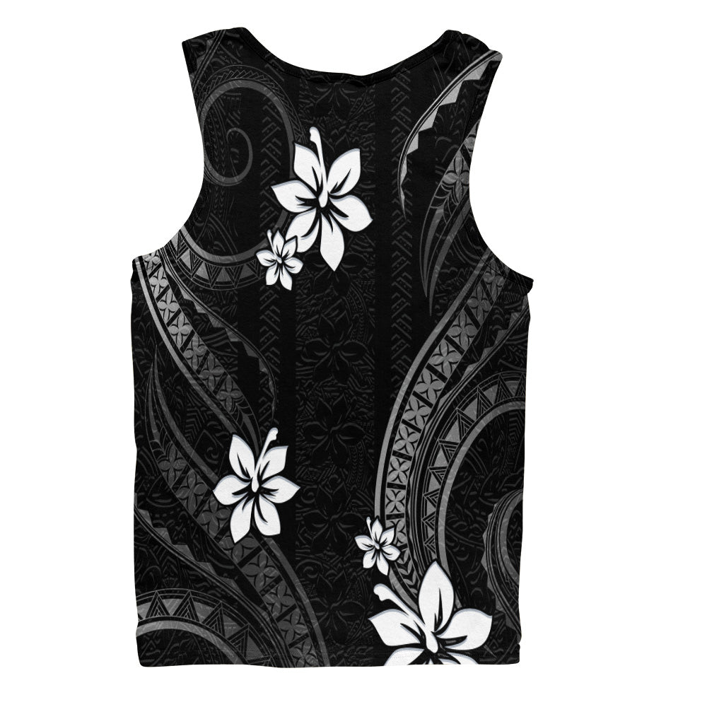 Hawaii Tank Top Polynesian Pattern Plumeria
