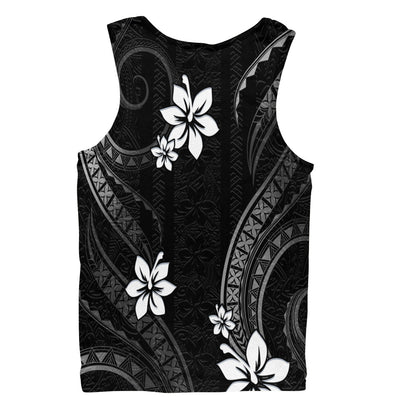 Hawaii Tank Top Polynesian Pattern Plumeria