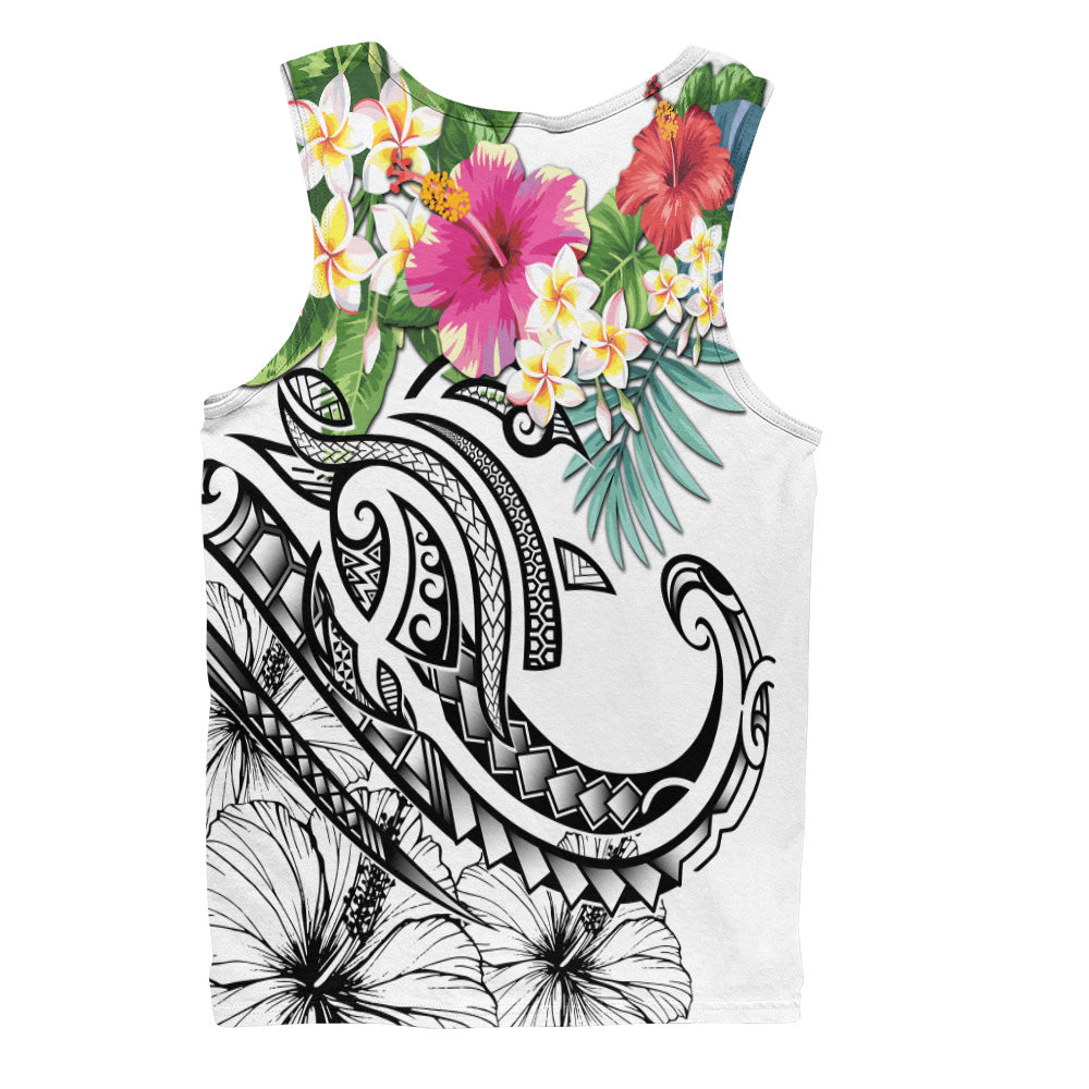 Polynesian Tank Top Summer Plumeria