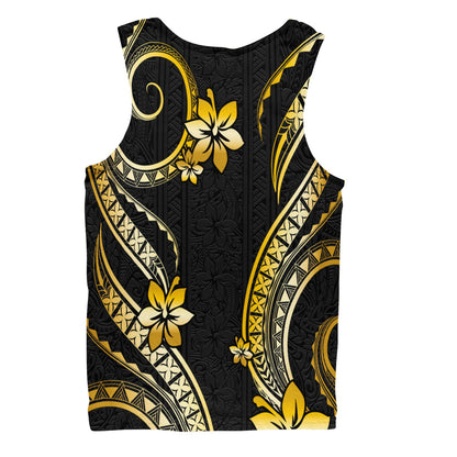 Hawaii Tank Top Polynesian Pattern Plumeria