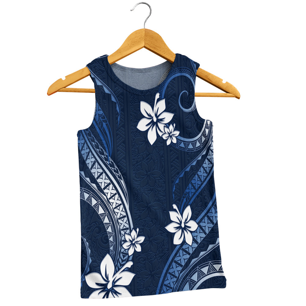 Hawaii Tank Top Polynesian Pattern Plumeria