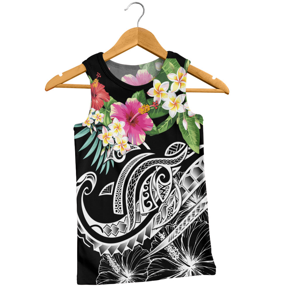 Polynesian Tank Top Summer Plumeria