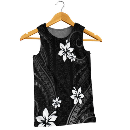 Hawaii Tank Top Polynesian Pattern Plumeria