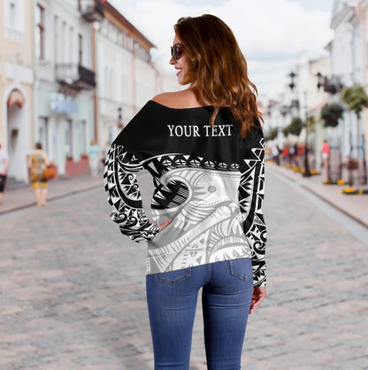 Philippines Filipinos Off Shoulder Sweatshirt Dynamic Sport Style