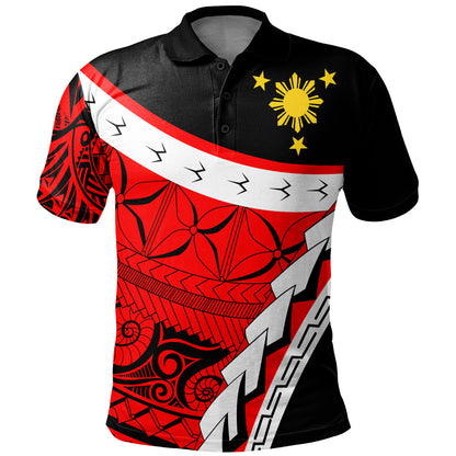 Philippines Filipinos Custom Personalised Polo Shirt - Proud Of Filipinos