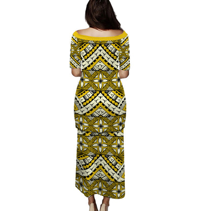 Samoa Polynesian Tribal Puletasi