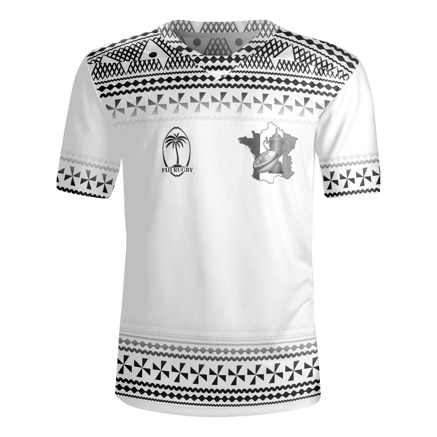 Fiji Rugby Jersey Rugby Ball Tapa Patterns | Polynesian.co