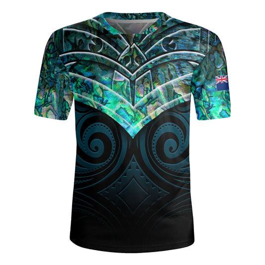 New Zealand Rugby Jersey NZ Warriors PÄua Style