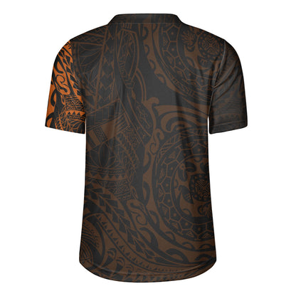 Polynesian Rugby Jersey Polynesian Tattoo Style Version 2.0