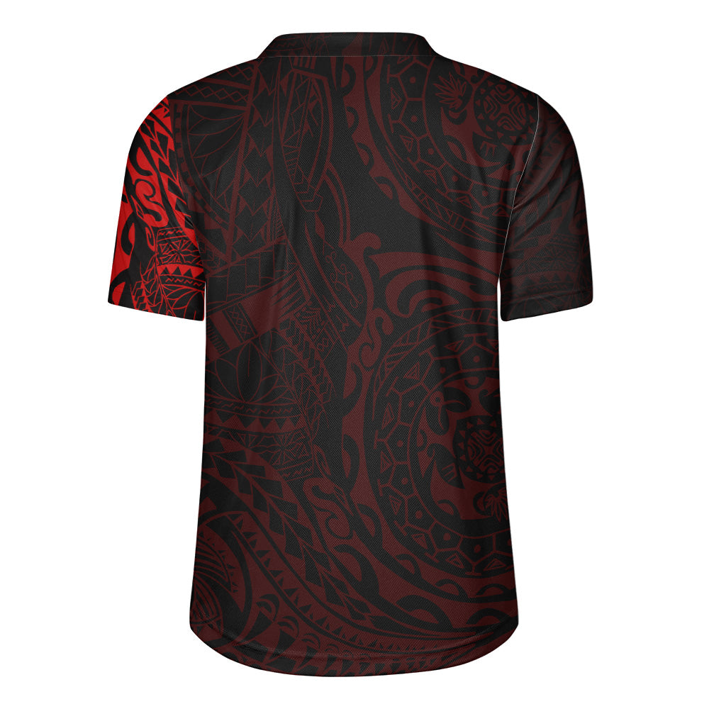 Polynesian Rugby Jersey Polynesian Tattoo Style Version 2.0