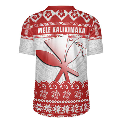 Hawaii Rugby Jersey Santa Surfing Merry Christmas Kanaka Maoli