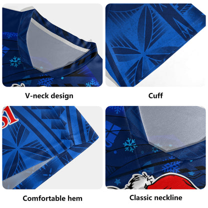 Samoa Rugby Jersey Manuia Le Kirisimasi Rugby Santa Style