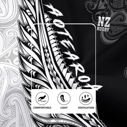 New Zealand Rugby Jersey Maori Silver Fern Rugby Vibe