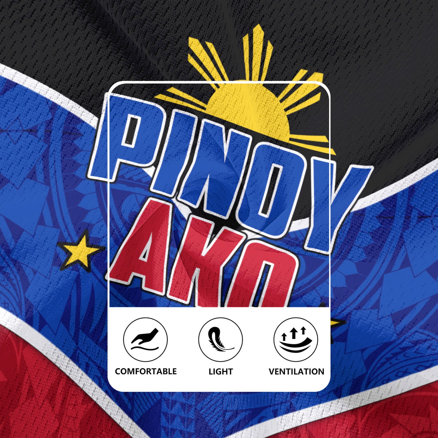 Philippines Filipinos Rugby Jersey Pinoy Ako Style