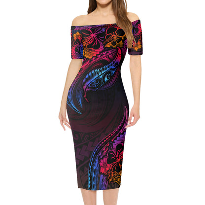 New Zealand Combo Short Sleeve Dress And Shirt Rainbow Style