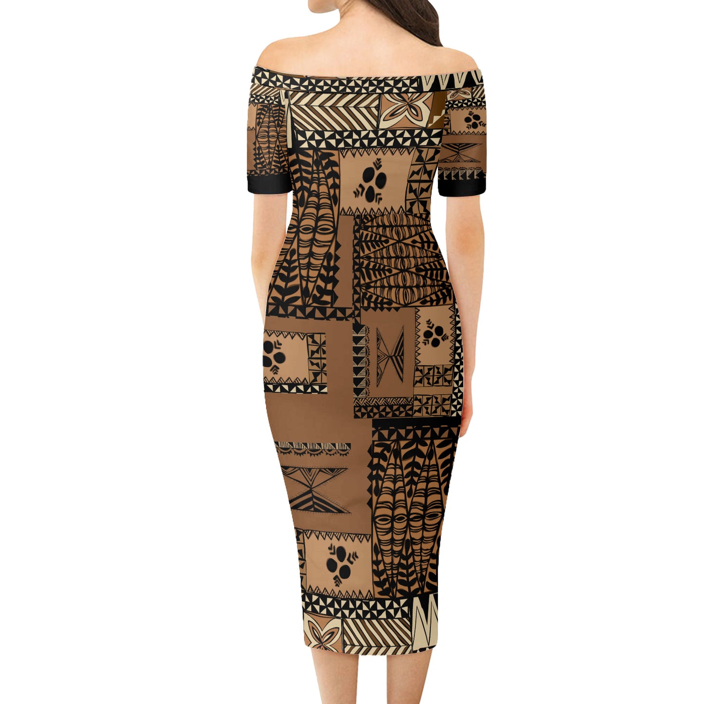 Tonga Combo Short Sleeve Dress And Shirt Tonga Siapo