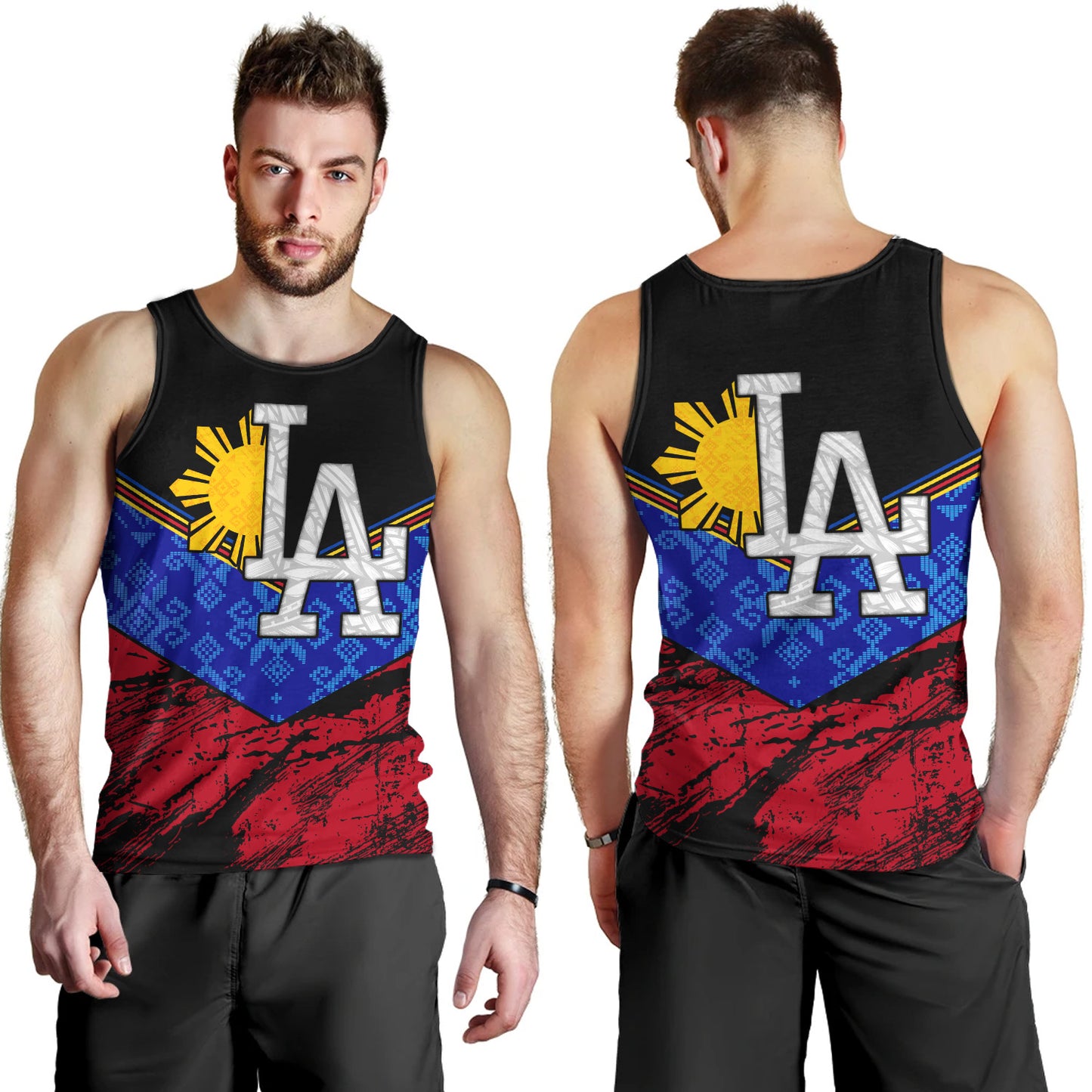 Philippines Custom LA Men Tank Top