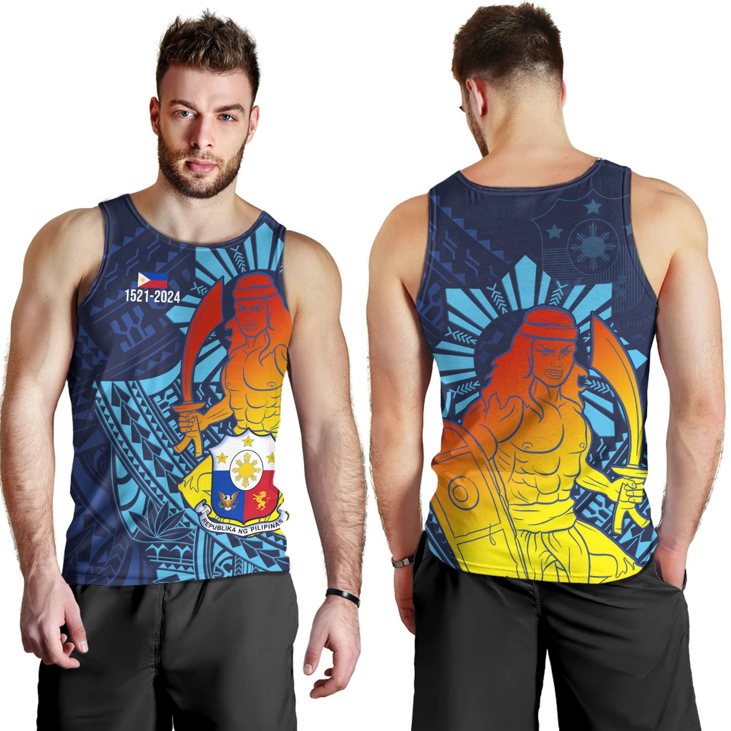 Philippines Filipinos Tank Top King Lapu Lapu Special Style