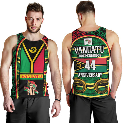 Vanuatu Tank Top Happy Independence Day Vanuatu Design