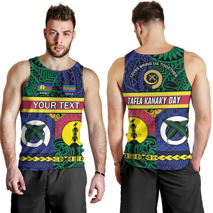 Vanuatu Tank Top Custom Tafea Kanaky Day Tribal Patterns Special Design