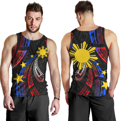 Philippines Filipinos Tank Top Tribal Pattern Filipinos Sun