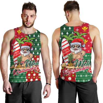Hawaii Tank Top Mele Kalikimaka Hawaii Christmas Patterns
