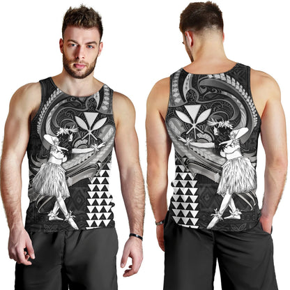 Hawaii Tank Top Kanaka Maoli Hula Girls Polynesian Traditional Tattoo