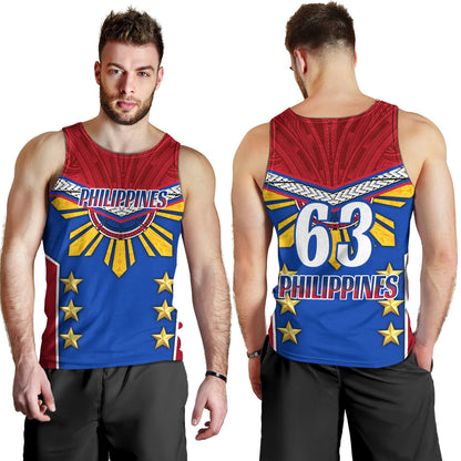 Philippines Filipinos Tank Top Half-Up Style Flag