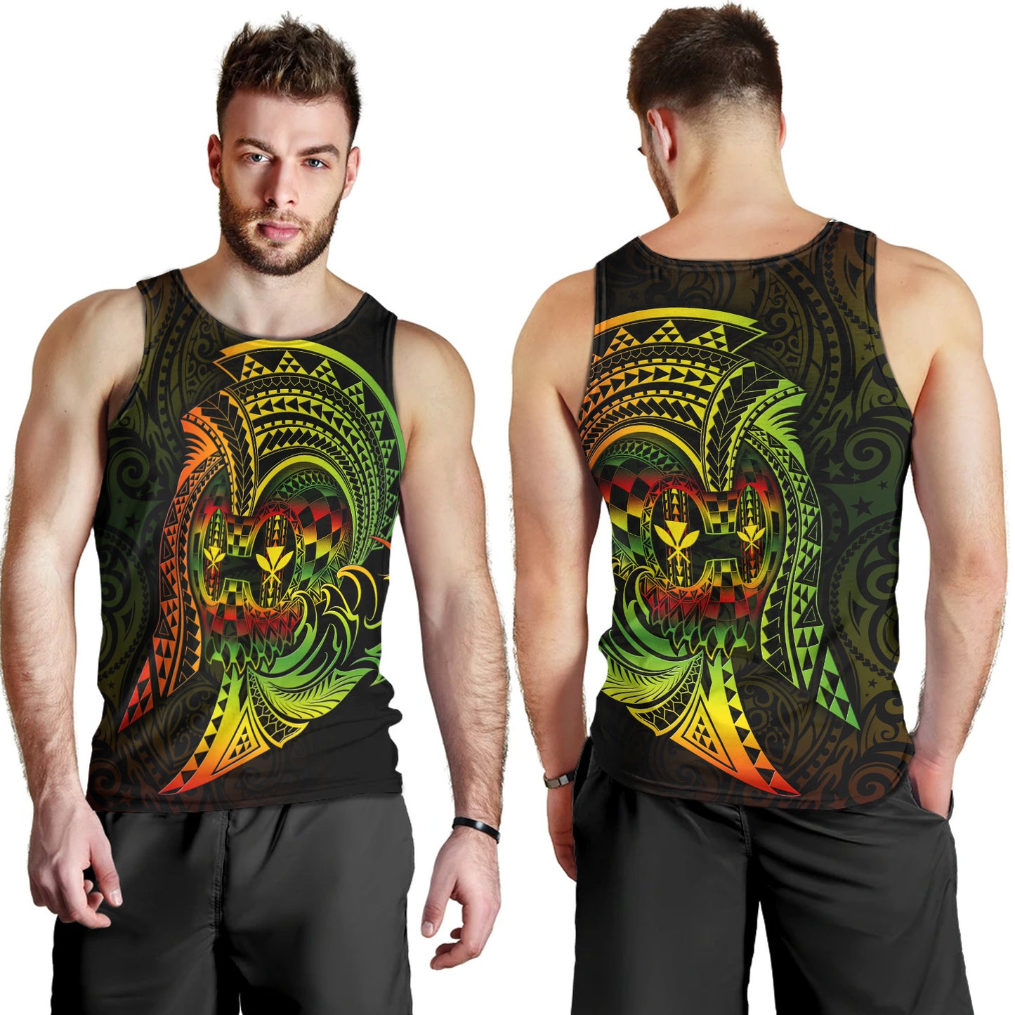 Hawaii Tank Top Reggae Kanaka Warrior