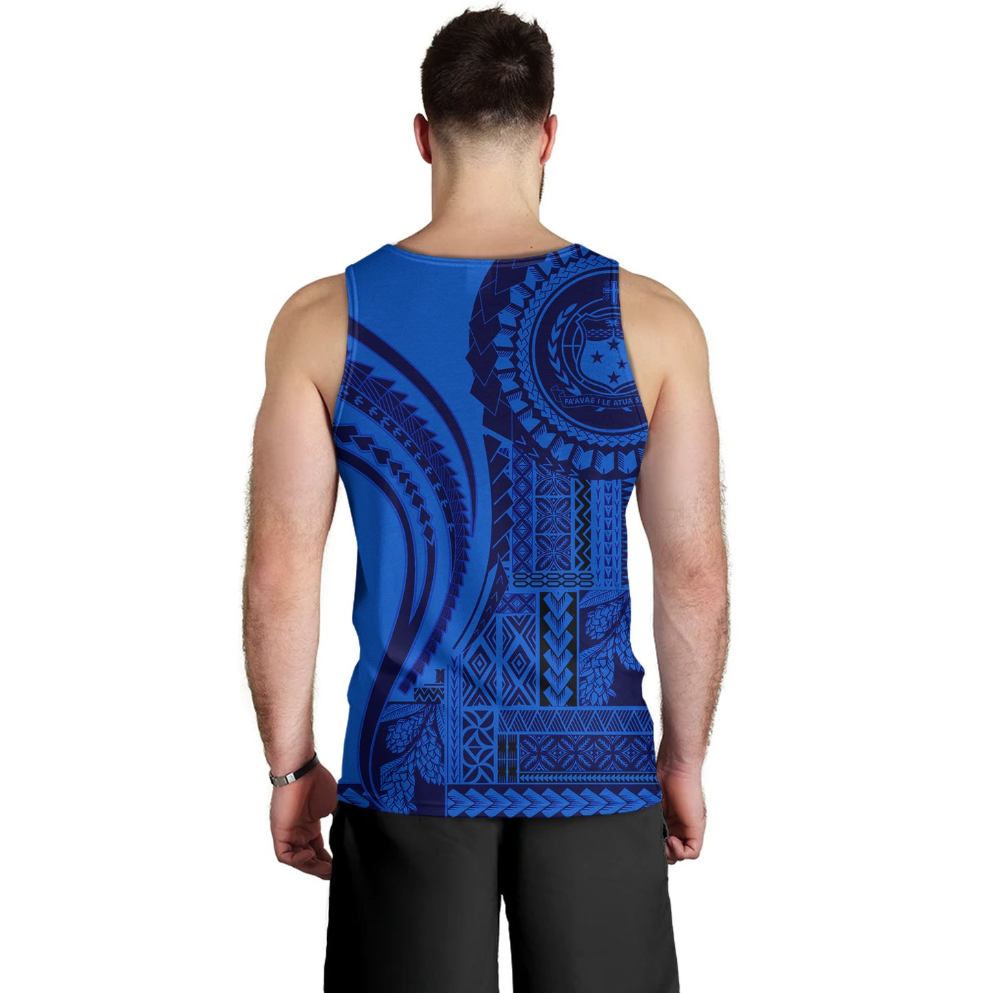 Samoa Tank Top Seal Samoan Siapo Blue Design