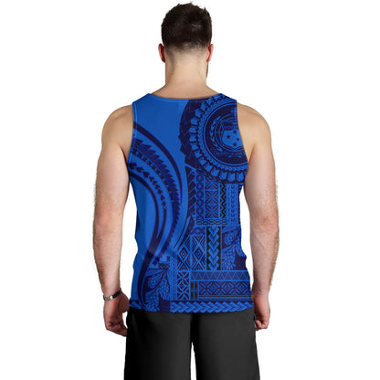 Samoa Tank Top Seal Samoan Siapo Blue Design