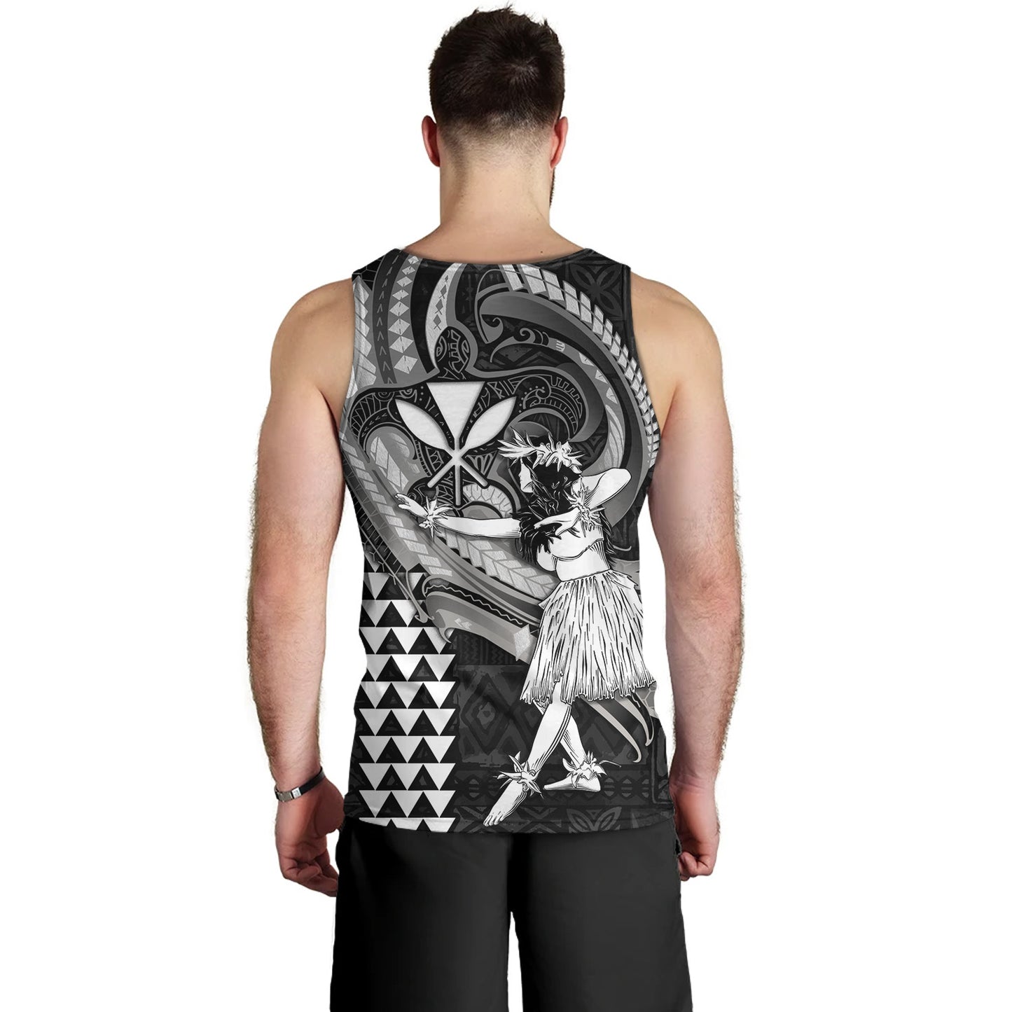 Hawaii Tank Top Kanaka Maoli Hula Girls Polynesian Traditional Tattoo