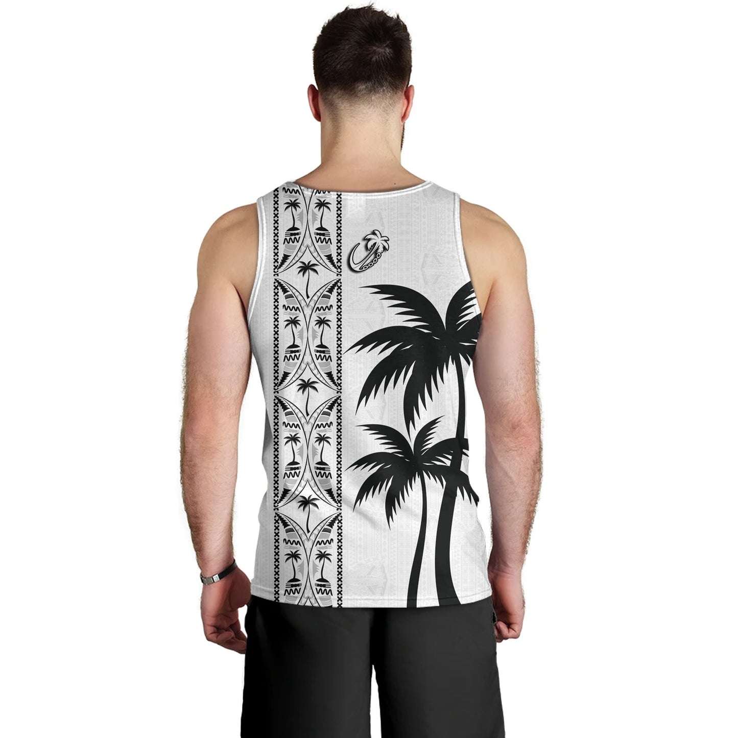 Fiji Tank Top Fiji Rugby Tapa Palms Tree Designs