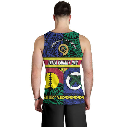 Vanuatu Tank Top Custom Tafea Kanaky Day Tribal Patterns Special Design