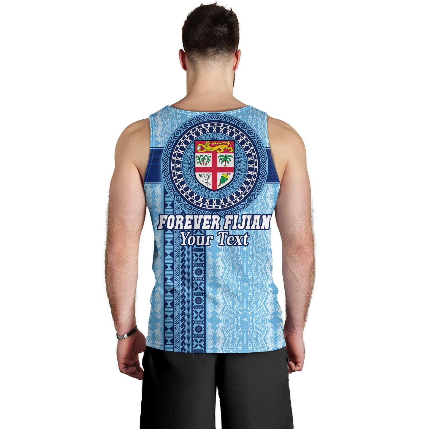 Fiji Tank Top - Custom Forever Fiji Tapa Pattern Design
