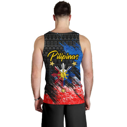 Philippines Filipinos Tank Top Pilipinas Sun Grunge Style