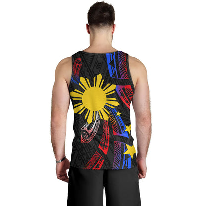 Philippines Filipinos Tank Top Tribal Pattern Filipinos Sun