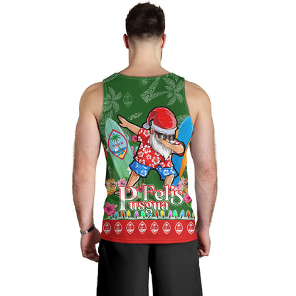 Guam Tank Top Felis Pusgua Tropical Xmas Patterns