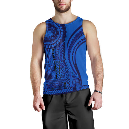 Samoa Tank Top Seal Samoan Siapo Blue Design
