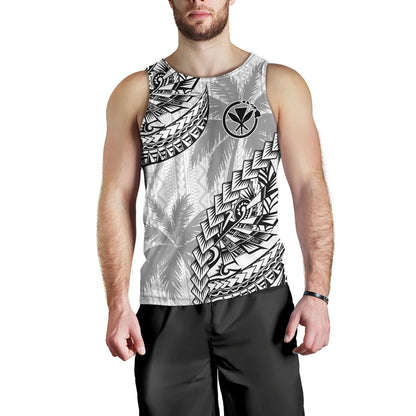 Hawaii Tank Top Custom Personalised Polynesian Pattern Palm Tree