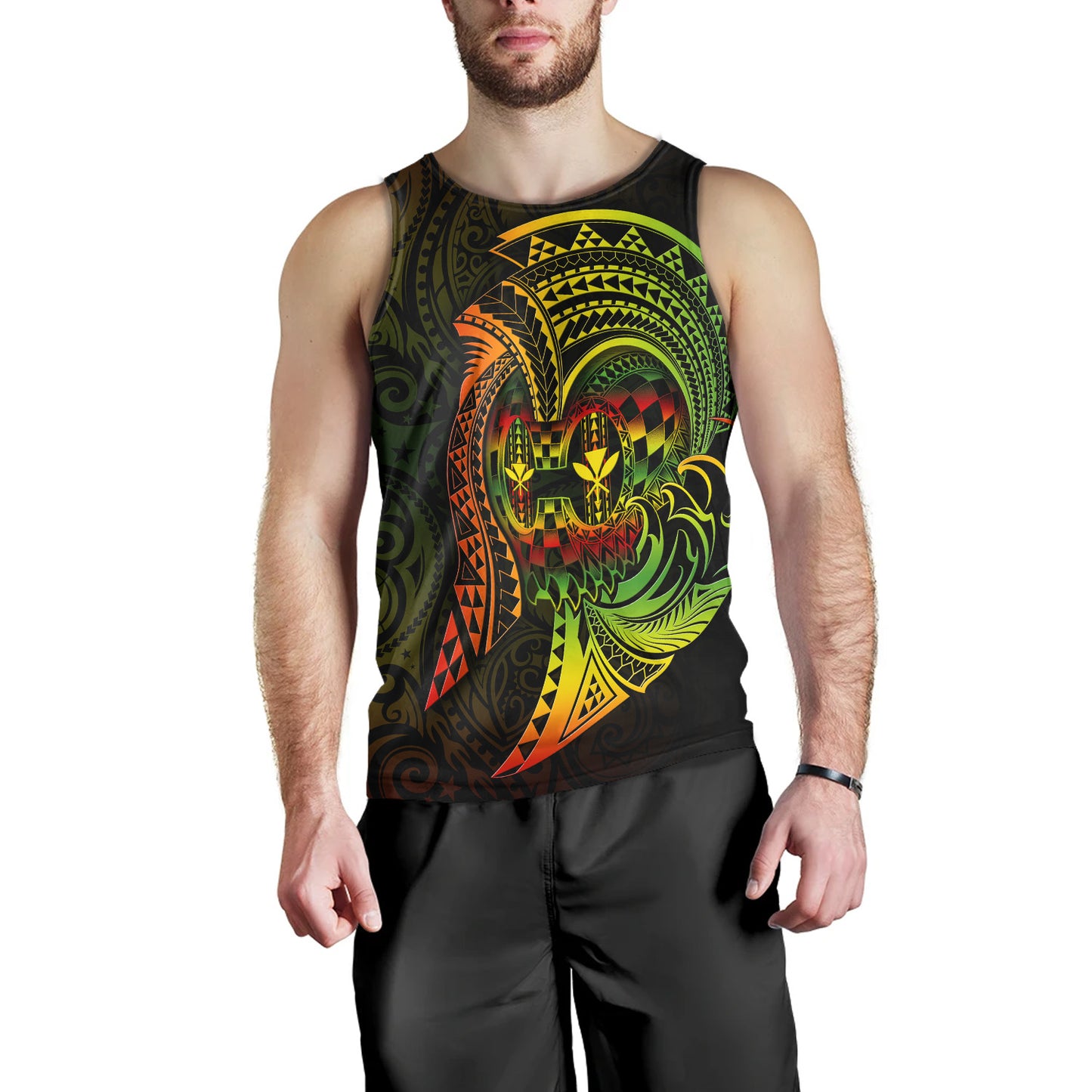 Hawaii Tank Top Reggae Kanaka Warrior