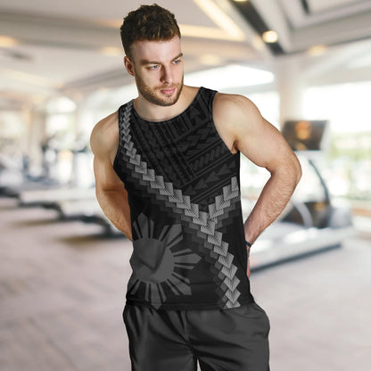 Philippines Filipinos Tank Top Filipinos Sun Polynesian Tattoo Style