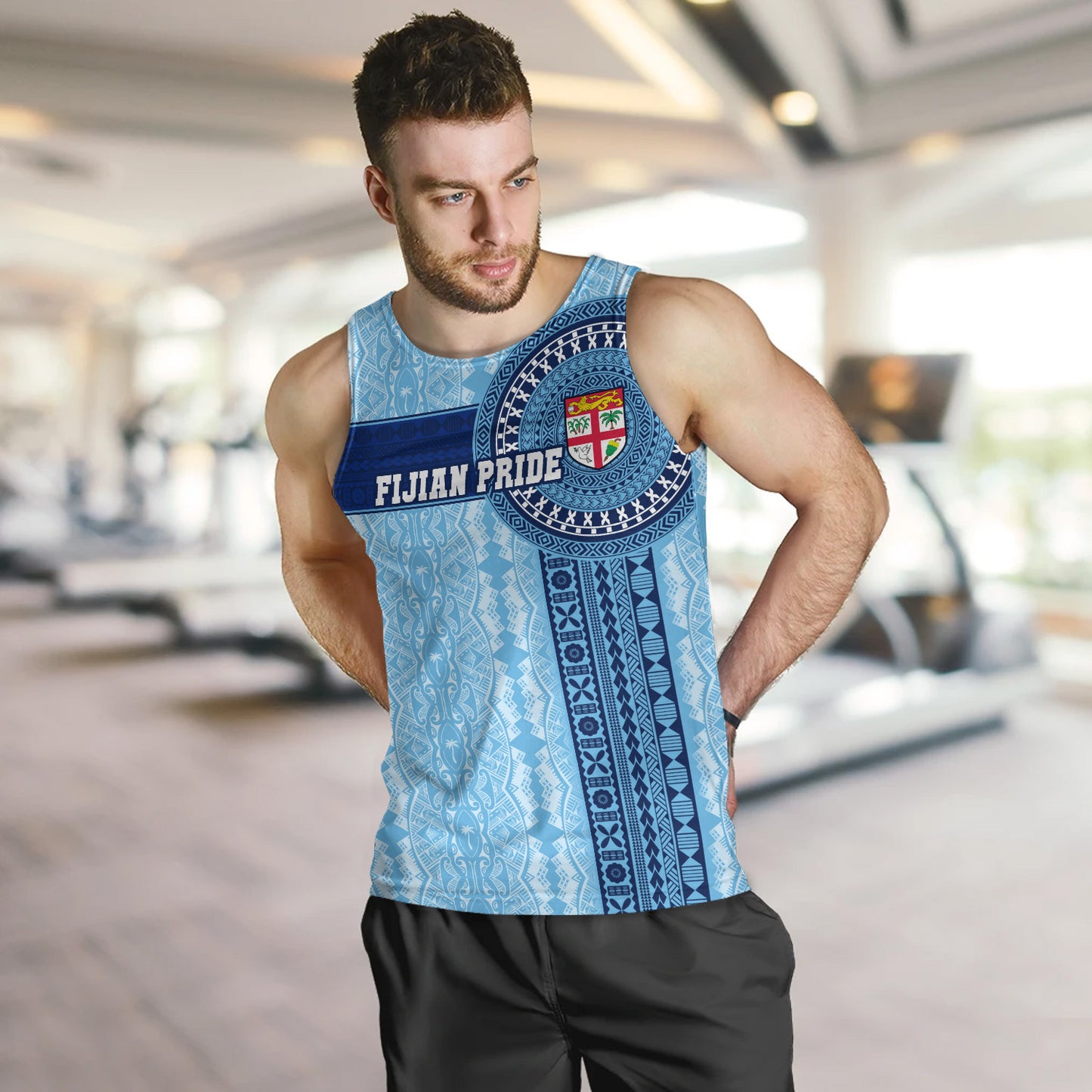 Fiji Tank Top - Custom Forever Fiji Tapa Pattern Design