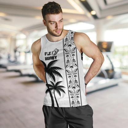 Fiji Tank Top Fiji Rugby Tapa Palms Tree Designs