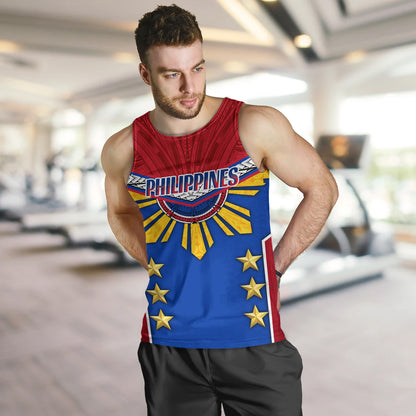 Philippines Filipinos Tank Top Half-Up Style Flag