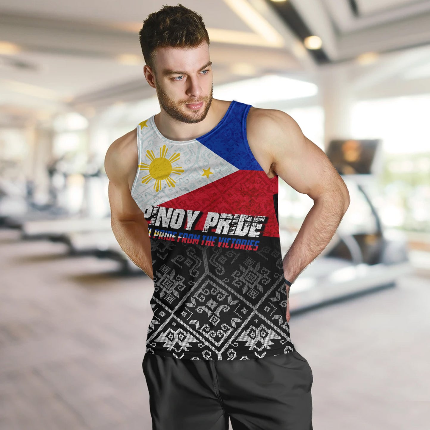 Philippines Filipinos Tank Top Pinoy Pride Grunge Style