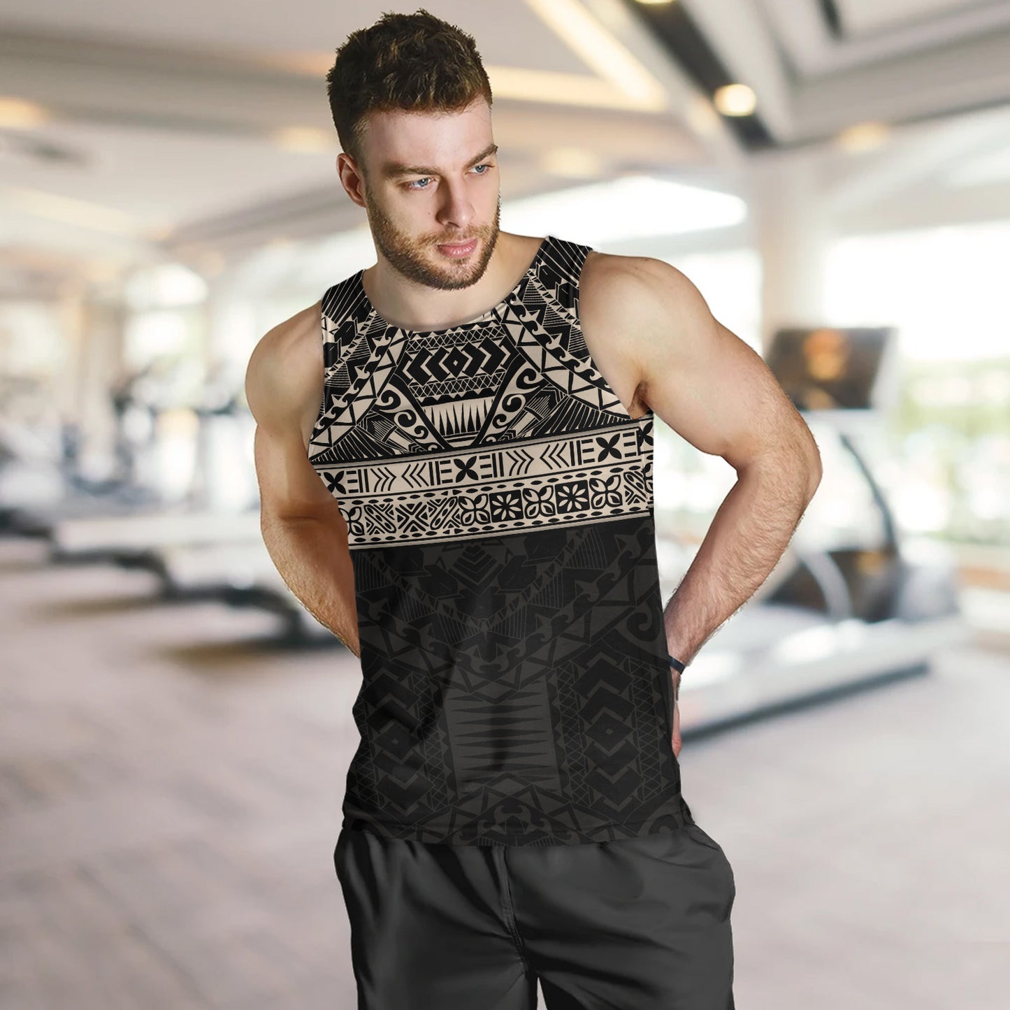 Polynesian Tank Top Traditional Tribal Tattoos