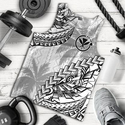 Hawaii Tank Top Custom Personalised Polynesian Pattern Palm Tree