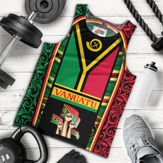 Vanuatu Tank Top Happy Independence Day Vanuatu Design